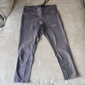 Nike Running grey 3/4 leggings